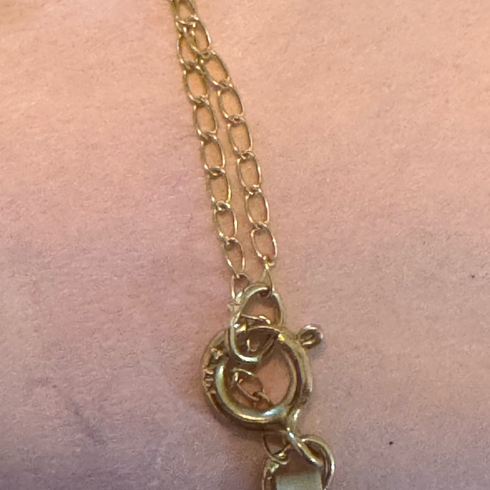 Womens 14 kt yellow gold 16” ladies chain. - Picture 3 of 6